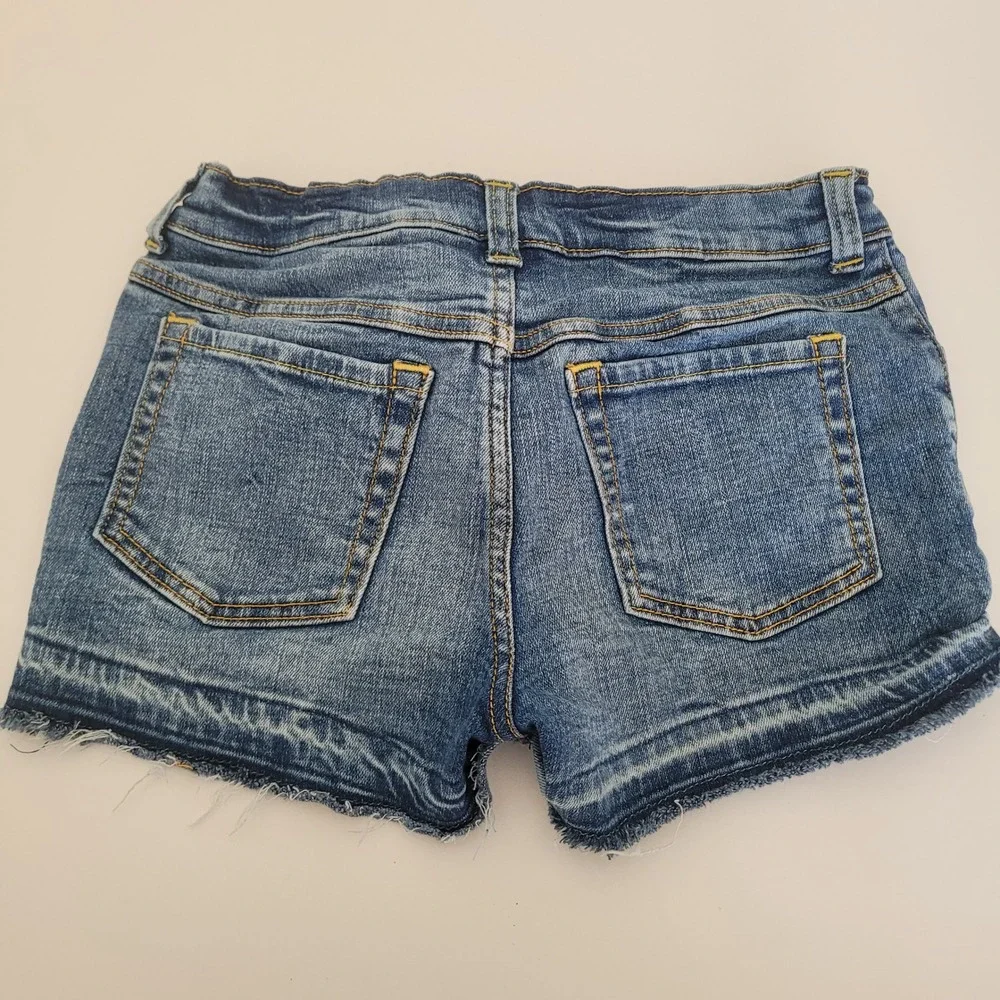 Gymboree Girls Bottoms Lot 7pc Size 10 Denim Shorts‎ Skirts Tie Dye Ribbed Top